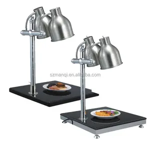 Commerciële Gouden Verwarmingslampen Station Pizza Gekookt Voedsel Verwarmend Licht Buffet Warmte Behoud Warmte Lamp