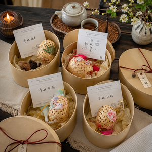 Elegant Oval Rigid Kraft <strong>Gift</strong> <strong>Box</strong> Customizable Recyclable Kraft Paper Decoration <strong>Christmas</strong> Valentine's Day <strong>Gift</strong> Packaging <strong>Box</strong> - Product Image 6