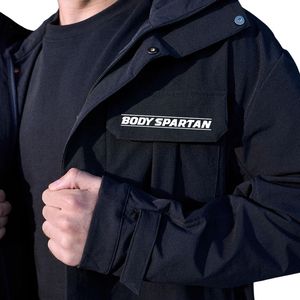 Sudadera de Forro Polar Negro para Hombre, con Cierre de Cremallera de un Cuarto, Manga Larga, Térmica, para Entrenamiento al Aire Libre, Ropa Deportiva de Invierno - Product Image 4