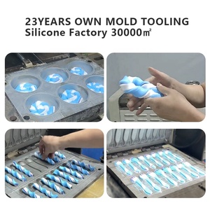 2PC Fourchettes en acier inoxydable en silicone pour l'entraînement des enfants et le sevrage Cuillère en silicone pour l'alimentation des bébés - Product Image 6