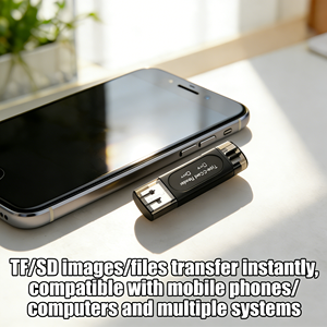 Lecteur de <span class=keywords><strong>carte</strong></span> mémoire <span class=keywords><strong>SD</strong></span> TF tout-en-un haute vitesse, lecteur de <span class=keywords><strong>carte</strong></span> multifonction USB, adaptateur OTG pour ordinateur, téléphone, accessoires pour téléphone - Product Image 3