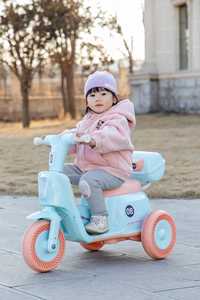 Прямые продажи от производителя, Детский Электрический мотоцикл, велосипед с музыкальным освещением, игрушечный автомобиль, Детский Электрический трехколесный велосипед - Product Image 4