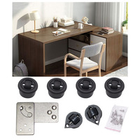 Charnière de bureau rotative à 90 degrés en forme de L Table d'extension pliante multifonctionnelle Support de connexion pour bureau à domicile loft RV
