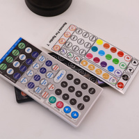 Télécommande LED RGB 44 touches avec fonction d'apprentissage, synchronisation musicale et minuterie pour bandes LED - Vente directe usine, faible MOQ