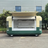Camion de restauration mobile multifonctionnel d'extérieur : glaces, burgers, frites, café, fast-food, pizzas, snacks, hot-dogs