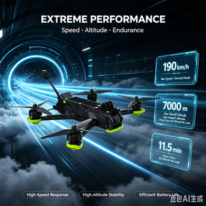 Dron FPV Freestyle de Chasis Largo, Kit Completo BNF, 1800KV, Cámara Analógica de Seis Celdas, Receptor de 868/915MHz, Accesorios de Alimentación - Product Image 5