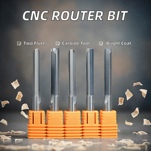ดอกเราเตอร์งานไม้ YUFU CNC ขนาด 3.175/4 มม. แบบสองคมตัดตรง พร้อมบริการปรับแต่ง ODM/OEM - Product Image 2