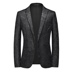Traje de moda juvenil para hombre, de una sola botonadura, corte ajustado, para novio, nupcial, nuevo modelo de comercio exterior - Product Image 1