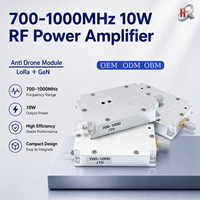 Module Lora GaN haute puissance 10W 700-1000MHz, amplificateurs de puissance RF, module d'interférence pour drones