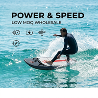 Planche de surf électrique en fibre de carbone BulkPrice, blanche et rouge, Jetboard, batterie au lithium, haute vitesse, sports nautiques, hydrofoil océanique