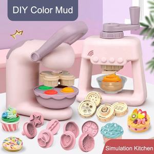 Pretend House Color Mud Ice Cream Maker Toy Noodle Maker Play Dough Set Toy <span class=keywords><strong>Clay</strong></span> Dough Toys Maquinaria para niños - Product Image 3