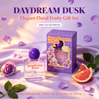 Kosy Mosy Eau de Parfum 50ml, Parfum Floral Boisé à la Rose Fraîche, Haute Concentration, Cadeau de Fête, Parfum Élégant Daydream Dusk