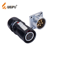 Connecteur Électrique Industriel WEIPU 4 Broches Étanche IP68 500V AC Prise WK20