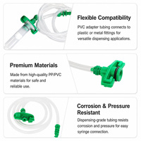 Industrielle Klebemaschinen-Kartuschenadapter PP-Acetal-Spritzenanschluss für grenzüberschreitenden Geräteersatz und -bedarf