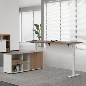 Minimalist Solid Wood Office Furniture Executive L Shaped Office Workstation Desk Executive Manager <b>Table</b> - Product Image 6
