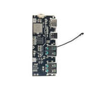 Módulo de Carga para Banco de Energía Móvil USB Dual LED QC4.0 QC3.0 5V 4.5A 22.5W Micro/Tipo-C 18650 con Protección de Temperatura