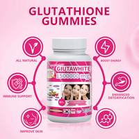 Cápsulas de Glutatión de Marca Privada 1500000mg, Vitamina Antioxidante, Píldoras para Aclarar la Piel, Suplemento de Belleza Antienvejecimiento OEM