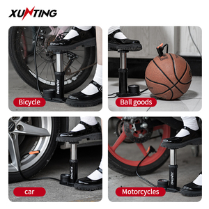 <span class=keywords><strong>Pompe</strong></span> à air portable Xunting Best Sell pour vélo avec manomètre, mini <span class=keywords><strong>pompe</strong></span> à pied, accessoires de cyclisme VTT, <span class=keywords><strong>pompe</strong></span> à vélo - Product Image 6