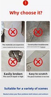 Peinture époxy autolissante pour sols, imperméable et résistante aux rayures, pour appartements, cours et hôtels