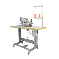 Nouvelle machine à coudre industrielle informatisée à grande vitesse pour œillets et boutonnières en métal, à lit plat, avec moteur à entraînement direct 1500 tr/min pour