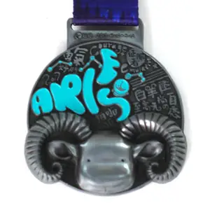 Изготовленные на заказ металлические медали с лентой пустой мешок Opp подарок сублимационный вентилятор аниме награды ПВХ медаль