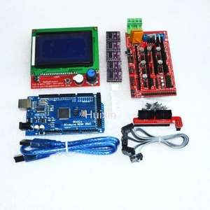 Kit de Impresora <span class=keywords><strong>3D</strong></span> Modular, 1 Pieza <span class=keywords><strong>Mega</strong></span> 2560 + 1 Pieza Controlador RAMPS 1.4 + 5 Piezas Controlador de Motor Paso a Paso DRV8825 + 1 Pieza Controlador LCD 12864 - Product Image 1