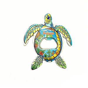 Décapsuleur <span class=keywords><strong>de</strong></span> bouteille et aimant <span class=keywords><strong>de</strong></span> réfrigérateur personnalisés, souvenirs touristiques <span class=keywords><strong>de</strong></span> Palau, Saipan, îles Cook et Santorin - Product Image 4