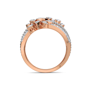 Anillo Solitario de Diamante Cultivado en Laboratorio de Primera Calidad para Mujer con Brillo Lujoso y Acabado Delicado para un Atractivo Glamuroso Diario - Product Image 2