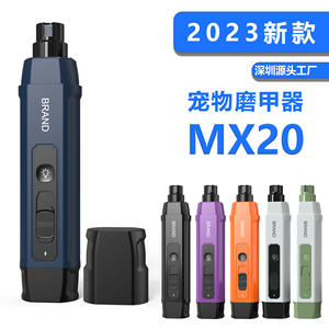 Taladro de Uñas Profesional con Forma de Bolígrafo, Motor sin Escobillas de 3.2mm, Recargable por USB, Luz LED Portátil, Azul Oscuro - Product Image 2