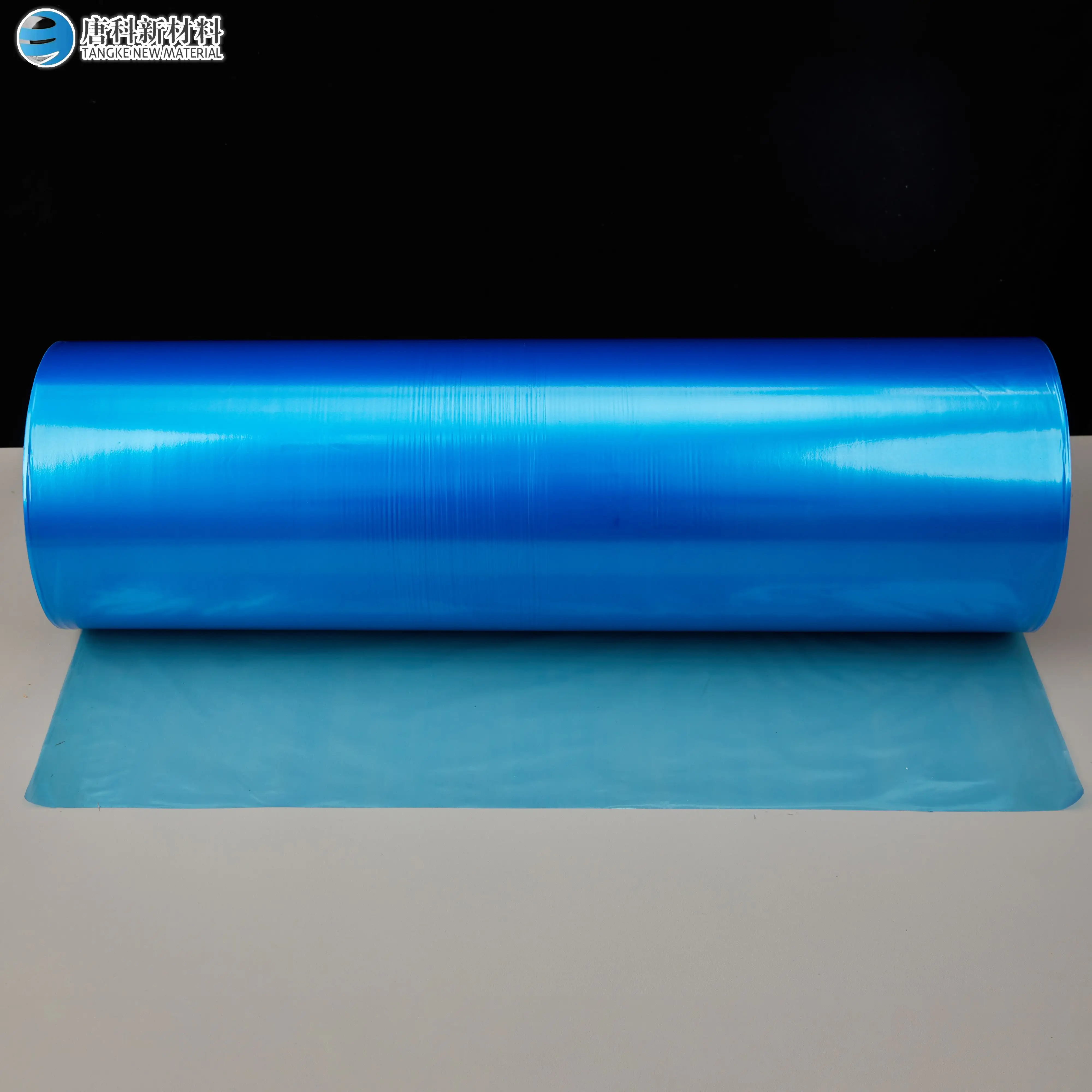 Blaue Verpackungs rolle Folien barriere folien verpackung pa pp pe Kunststoff folien rolle