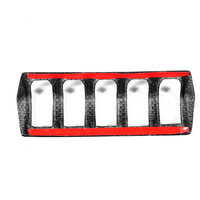 Nouveau panneau de boutons latéraux de volant en fibre de carbone sèche LP700 LP740 SVJ Kits d'intérieur