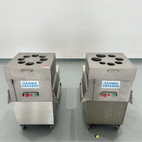 Mesin Pengiris Buah & Sayur Komersial DRB-311 Bahan Stainless Steel 304 untuk Mengiris Apel, Lemon, dan Umbi Teratai