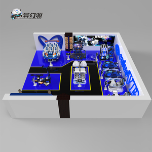 Parc à thème de zone de divertissement à haut revenu, installations de réalité virtuelle, monde de réalité virtuelle de 150 m2, parc à thème de réalité virtuelle 9D avec jeux d'arcade VR - Product Image 3