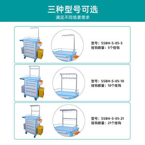 Sishubanghu Emergency Vehicle Medical <b>Ambulance</b> & Nursing Care Trolley Medicine Dispensing Cart Hospital Trolley - Product Image 3