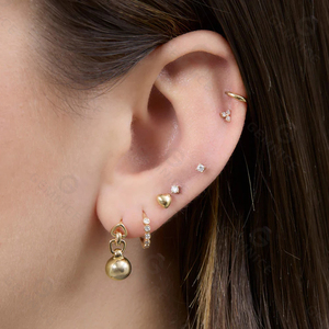 Gemnel New Arrival <b>Earrings</b>: 14K Gourd-Shaped <b>Drop</b> <b>Earrings</b> Versatile and Stylish - Product Image 3