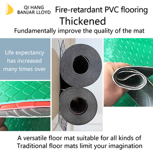 Fast Supply Speed Anti-Fatigue Diamond Checker Coin Pattern Industrial Floor Anti Fatigue Mats Vinyl Flooring PVC Mat Roll - Product Image 2