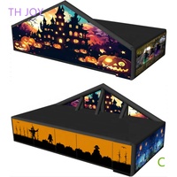 Expédition rapide par avion jusqu'à votre porte, château gonflable géant hanté, jeux de labyrinthe laser gonflables pour Halloween à vendre