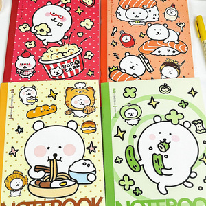 Cuaderno de 30 Páginas con Diseño de Oso de Anime, para Estudiantes, Papelería, Cuaderno de Dibujos Animados, Bonito Diario B5, Diario Escolar con Líneas Horizontales - Product Image 1