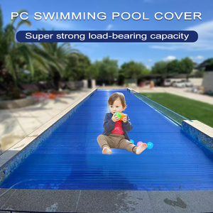 Couverture de <span class=keywords><strong>piscine</strong></span> motorisée en PC transparent <span class=keywords><strong>chauffant</strong></span> noir sur mesure, directement de l'usine - Product Image 4