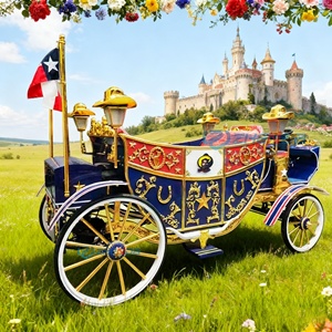Nouvelle Arrivée 2026 – Voiture Électrique Sans Chevaux, Buggy Électrique à Quatre Roues, Véhicule Personnalisé de Luxe, Buggy de Mariage, Limousine - Product Image 5