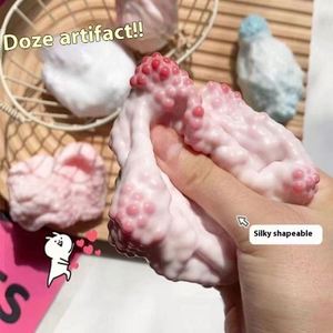 Jouets à pétrir en EVA en forme de musique Dafu, unisexes, super doux, faits à la main, rose et bleu clair, vente en gros - Product Image 6
