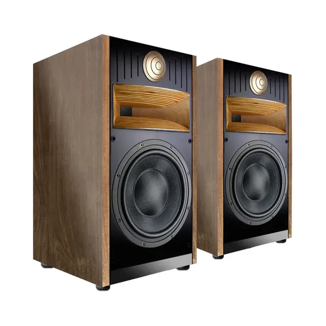 DF-A10 HIFI Speaker Bookshelf Speaker Wooden Case Passive None-Battery Lossless