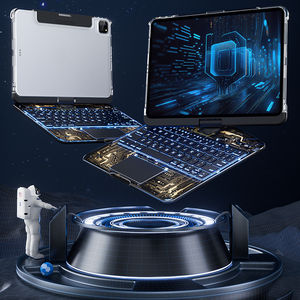 Fonction d'empreinte digitale avec clavier étui pour tablette pliable fente pour stylo Invisible pour <span class=keywords><strong>iPad</strong></span> AIR 11 2024 pour <span class=keywords><strong>IPad</strong></span> Air 10th - Product Image 2