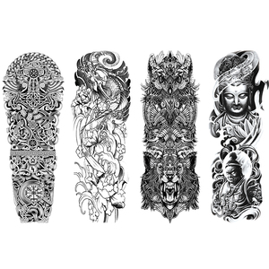 Tatuaje <span class=keywords><strong>3D</strong></span> temporal impermeable manga grande <span class=keywords><strong>brazo</strong></span> completo al por mayor - Product Image 3