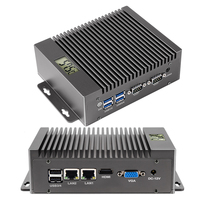 Tampilan Suhu Digital Komputer Mini PC Tangguh Tiga-Lapisan Perlindungan dengan Prosesor I3, 4GB DDR3, Penyimpanan 64GB