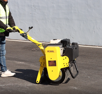 Rouleau vibratoire VIBROPAC SS-R300, moteur diesel/essence, 300 kg, monocylindre, compacteur manuel à conducteur marchant