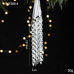 Décorations de Noël 2025 : Pendentifs en cristal, cerf, arbre de Noël, ornements suspendus pour fête du Nouvel An, cadeaux - Product Image 5