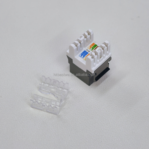 Good Price 180 Degree No Punch Down 8P8C CAT6 Toolless Modular Jack Tool Free CAT6 RJ45 Jack for Cabinet Patch Panel Wall Plate - Product Image 4