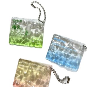 Llavero de Acrílico con Diseño de Ondas de Agua Doki, Colgante con Texto Personalizable, Regalo de Graduación - Product Image 4