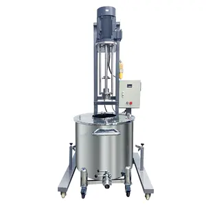 Powder Dispersion Color Mixer Tank With Stirring Movable Pneumatic Lifting High Speed Paint Mixing Machine For Ink